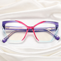 Partagas Fashion Cat Eye TR90 CP Anti Blue Light Blocking Lunettes Lunettes à monture optique pour femmes Dames