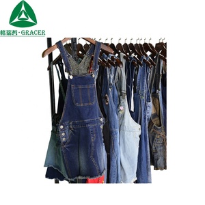 Suspenders And Long Skirt Used Clothing Bales Premium Bangkok Used Clothes - Product Image 5