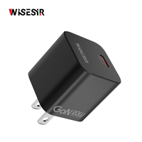 Chargeur USB-C PD intelligent WISESIR 20W avec protection OTP pour S23 Ultra, adaptateur de charge rapide