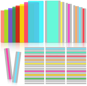 Outils transparents gaufrés pour la dyslexie pour enfants et étudiants : bandes de lecture, guides de lecture et marque-pages aux couleurs personnalisables - Product Image 5