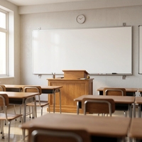Tableau blanc magnétique mural grand format en métal durable avec cadre en alliage d'aluminium et noyau en nid d'abeille pour salle de classe scolaire