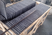 Natürliche Schieferplatten Schwarze Rechteckige Schieferdachziegel für Schindeldächer Schiefer für Villen