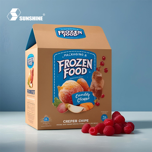 Caja de Embalaje de Papel de Materiales Reciclados al por Mayor para Comida Congelada, Reutilizable, para Sushi, <span class=keywords><strong>Pollo</strong></span>, <span class=keywords><strong>Alfredo</strong></span>, Curry, Arroz, Familiar - Product Image 2