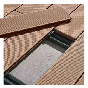 Plancher en WPC moderne, imperméable, antidérapant, à bords carrés, imitation <span class=keywords><strong>bois</strong></span>, pour <span class=keywords><strong>piscine</strong></span>, utilisation en extérieur - Product Image 3