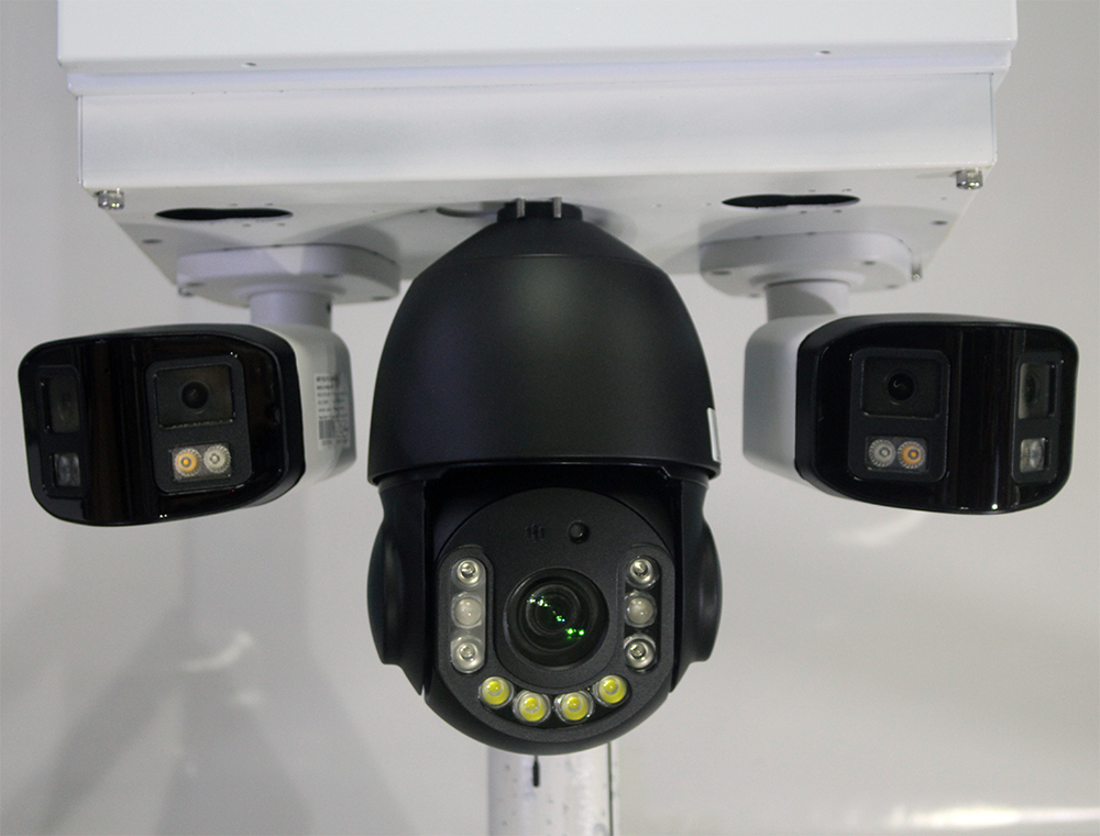 SZGOING 360 Panoramic 3 Camera System Wireless Wifi IP PTZ Cam 30X Zoom Intelligent Energy Alert HD Solar Security Camera 4G · image 6