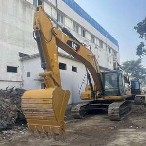 Excavatrice sur chenilles hydraulique Cat329D d'occasion, modèle 2022, avec godet de 1,1 m³, moteur, boîte de vitesses, pompe, bon état et prix avantageux - Product Image 1