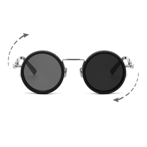 Lunettes de soleil unisexes à monture complète, verres polarisés dégradés réglables à ressort, protection UV400, filtre de gradation, lentille caméra ND - Product Image 4