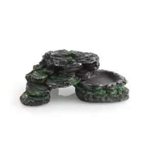 Accessoires pour reptiles Repaire de reptiles Cachette Grotte Tortue Basking Plate-forme Abri pour <span class=keywords><strong>L</strong></span>ézard Dragons Barbus - Product Image 2