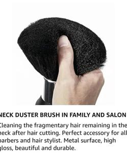 Bán Buôn Hiệu Cắt Tóc Phụ Kiện Tổng Hợp Tóc Bàn Chải Với Tay Cầm Bằng Gỗ Cho Cắt Tóc Và Làm Sạch Cổ Và Mặt Khăn Lau Bụi - Product Image 6