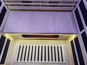 Fournisseur OEM de sauna infrarouge intérieur en bois de hemlock pour 2 personnes avec panneau de commande - Product Image 4