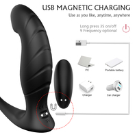 S-HANDE fabrika doğrudan çift Cock ring titreşim prostat vibratör masaj aleti erkek butt seks oyuncakları anal plug