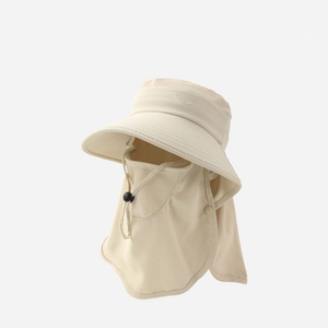 Chapeau de camping en coton léger à design personnalisé, protection solaire, mode estivale, séchage rapide, respirant, imperméable, à large bord, type bob - Product Image 1