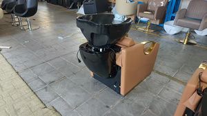 Cama de Lavado de Cabello con Circulación de Agua Eléctrica Moderna, con Masaje y Lavabo de Cerámica, Equipo de Peluquería, Superventas - Product Image 3