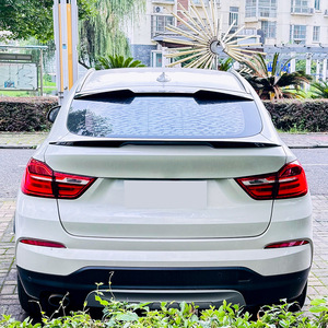 Bmw X4 F26 2014-2018 Blade Style Rear Spoiler Carbon Fiber Texture Piano <b>Black</b> Abs Material <b>Trunk</b> Wing Modification - Product Image 2