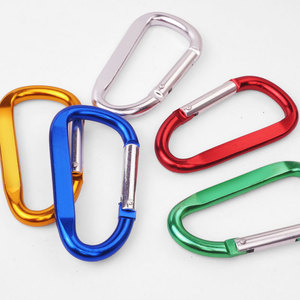 Mosquetón de Aluminio Portátil con Anillo en D <span class=keywords><strong>para</strong></span> Cables, <span class=keywords><strong>Accesorios</strong></span> de Montañismo, Gancho Grande <span class=keywords><strong>para</strong></span> Mochila - Product Image 2