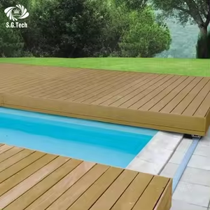 2026 Automatic <b>Sliding</b> Deck <b>Pool</b> Covers by Customized Floor for Outdoor Swimming <b>Pool</b> SS304 Material JACUZZI - Product Image 2