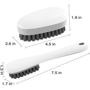 <b>Long</b> <b>Handle</b> Soft Bristle Eco-Friendly Microfiber Plastic Multi-Purpose Shoes & House Cleaning <b>Brush</b> - Product Image 3