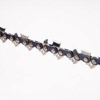 Chaîne de tronçonneuse industrielle OEM en métal, pièces de rechange, 3/8" 0.063" 91 maillons, denture pleine