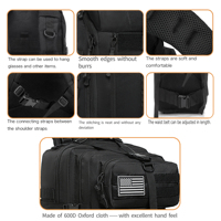 Sac à dos tactique personnalisé en Oxford, capacité 36-56L, imperméable, doublure en nylon, pour activités de plein air et voyages sportifs, unisexe, vente en gros