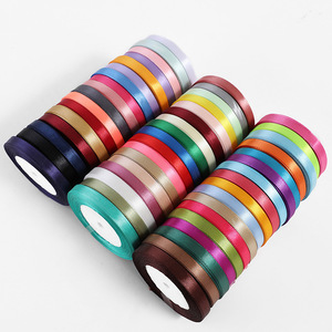 Pita Satin Satu Sisi 10mm Grosir untuk Dekorasi Hadiah Natal 25 Yard/gulung - Product Image 2