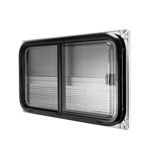 Ventana Lateral Deslizante Universal <span class=keywords><strong>para</strong></span> RV, <span class=keywords><strong>Ventanas</strong></span> de Vidrio Impermeables <span class=keywords><strong>para</strong></span> Caravana con Malla Antimosquitos <span class=keywords><strong>para</strong></span> Conversión de Remolques AU - Product Image 2