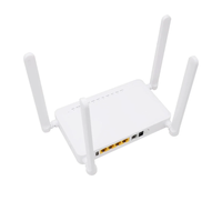 ONU de Doble Banda Versión en Inglés F688c GPON, ONT 4GE AC1200 Módem de Fibra Óptica de Doble Banda, Unidad de Red Óptica FTTH, Router Inalámbrico