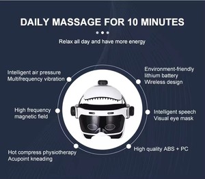 Masseur oculaire confortable pour réduire les cernes, relaxant et anti-rides, avec une expérience beauté agréable, masseur pour les yeux et la tête - Product Image 4