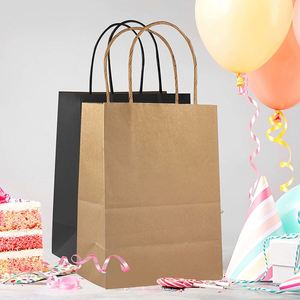 Sacs en papier kraft épais pour cadeaux, fêtes d'anniversaire, événements, vente au détail, artisanat, plats à emporter, emballage pour magasins et entreprises - Product Image 5