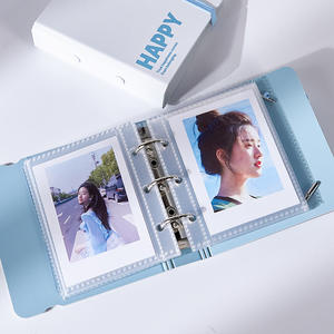 Álbum de espuma de alta calidad para guardar tarjetas pequeñas de 3 pulgadas, estilo fresco, estilo Ins, para fotos Polaroid, mini porta insignias para chicas, accesorio hecho a medida - Product Image 4