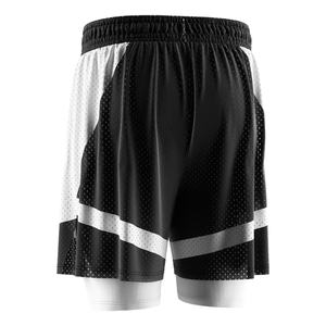 Short de basketball 2-en-1 avec couche de compression et panneau en mesh pour une flexibilité maximale - Product Image 6