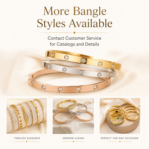 Wholesale 18K Gold Plated Stainless Steel Luxury <b>Crystal</b> Rhinestone Trendy Women's Bangle <b>Bracelet</b> for Anniversary - Product Image 2