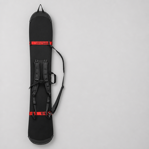 Faltbare Snowboard-Tasche für Flugreisen Wasserdichte Skitasche mit Reißverschluss Klettverschlüsse Brustgurtschließe für Winter-Skiausflüge - Product Image 6