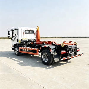 China Factory SINOTRUK WANGPAI Hook Arm Garbage Truck New Diesel Hook Lift Waste Truck Detachable Garbage <b>Bin</b> Hook Loader Truck - Product Image 5