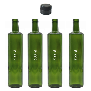 Bottiglie in vetro Doric verdi da 500ml (12/6 unità) - Product Image 1