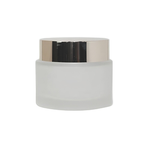 Proveedor de fábrica, decoración personalizada, ligera y 120g de lujo tapa dorada, tarro de cristal para crema cosmética mate - Product Image 1