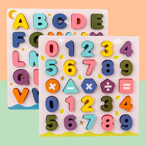 Montessori niños educativos juguete DigitalAlphabet rompecabezas fabricante directo SaleEarly educación cognitivo juguete - Product Image 5