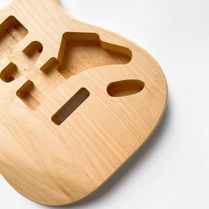 Reemplazo de cuerpo de guitarra eléctrica sólida de aliso OEM de fábrica, cuerpo de guitarra ST sin terminar HSH Route con precio de fábrica - Product Image 3