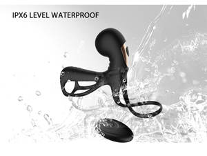 Neue Sexy Tools Penis Ärmel Kondom für Jungen Masturbation weiches Silikon Wearable Cock Ring Vibrator zur Verzögerung der Ejakulation - Product Image 3