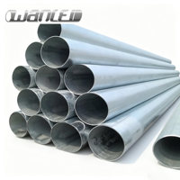 Tuyau en acier galvanisé sans soudure, tube en acier au carbone sans soudure galvanisé à chaud, norme ASTM pour l'alimentation en eau