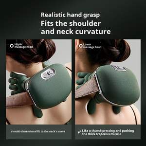 Master Hand Neuer Shiatsu-Nackenmassagegerät mit Tiefengewebe-Vibration, Kneten, Infrarot-Physiotherapie, Wärme, Tragbar, Typ-C-Anschluss - Product Image 6