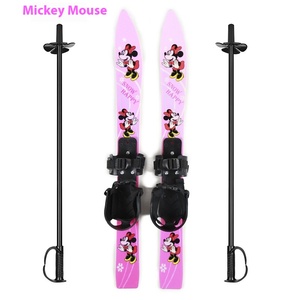 Tabla de esquí doble <span class=keywords><strong>Junior</strong></span> con palo de nieve Snowboard de plástico para niños para invierno Deportes de ocio al aire libre al por mayor - Product Image 4