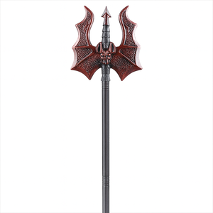 Halloween Décor Halloween Armes Simulées Halloween Diable Lance Arme pour Cosplay Performance <span class=keywords><strong>Rouge</strong></span> Noir Chauve-Souris <span class=keywords><strong>Aile</strong></span> Trident Prop - Product Image 3