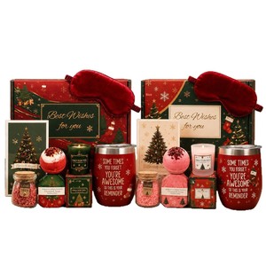 Set <span class=keywords><strong>de</strong></span> Regalo <span class=keywords><strong>de</strong></span> Baño Ecológico <span class=keywords><strong>para</strong></span> las Fiestas Navideñas | Kit Completo <span class=keywords><strong>de</strong></span> Spa <span class=keywords><strong>para</strong></span> Ducha con Empaque Reciclable | Con <span class=keywords><strong>Bolas</strong></span> <span class=keywords><strong>de</strong></span> Sal <span class=keywords><strong>para</strong></span> Baño, Regalo <span class=keywords><strong>de</strong></span> Navidad - Product Image 4