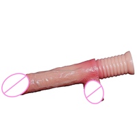 Adaptiver, realistisch vibrierender Dildo mit hin- und hergehender Bewegung, 26 cm. Biologische Thermomatrix Proportionale Figur
