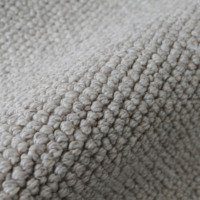 High-End Cream Pineapple Wool Non-Slip Loop Pile Carpet for Living Room Modern Low Pile Luxury Wool Floor Rug for Bedroom