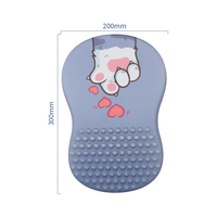 Tapis de souris en mousse à mémoire de forme PORON avec repose-poignet, tapis de bureau antidérapant, ensemble personnalisé pour le jeu, 300x200mm, marque SANXING, utilisation au bureau