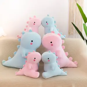 Hot Sales Soft Stuffed Animal Dinossauro Plush Brinquedos Atacado Cuddly Doces Dinossauros Plush Doll Throw Pillow Decoration