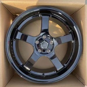 ล้อแม็ก <span class=keywords><strong>TE37</strong></span> <span class=keywords><strong>Sonic</strong></span> Black LTD ขอบ <span class=keywords><strong>15</strong></span>-22 นิ้ว 5 รู 100 5 รู 114.3 สำหรับ Civic GR86 BRZ WRX STI 350Z 370Z Lexus Accord - Product Image 1