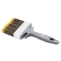 Pinceaux professionnels de 4 pouces avec manche en plastique traité pour projets industriels et de bricolage Support OEM personnalisé