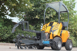 Sneeuwblazer, veegmachine, multifunctionele aanbouwdelen (ijskrabber, bulldozerblad, boomspade, rotorkopeg, steenbak) - voor lader - Product Image 6